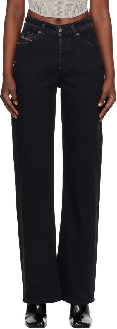 Diesel Black 1971 D-sent 09n89 Regular Jeans