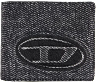 Diesel Black 1dr Bifold Wallet