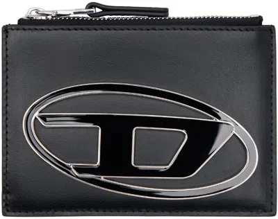 Diesel Black 1dr I Card Holder In T8013