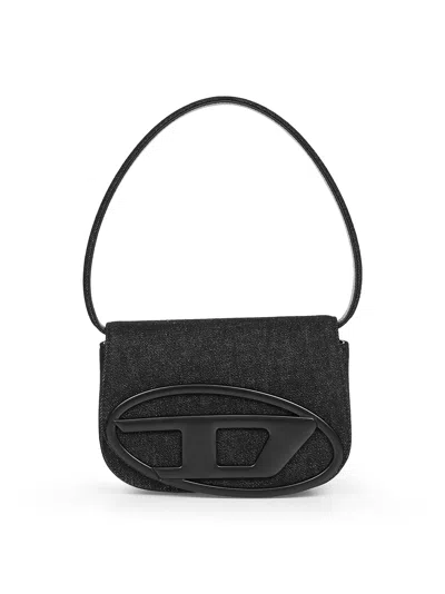DIESEL BLACK 1DR SHOULDER BAG