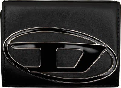 Diesel Black 1dr Tri Fold Coin Xs Ii Wallet