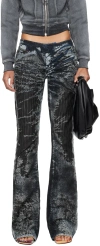 Diesel D-shark Bootcut Jeans In 01
