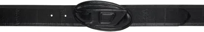 DIESEL BLACK B-1DR EMBRACED BELT