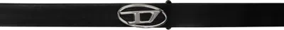 Diesel Black B-1dr-layer Belt In T8013