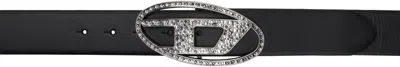 DIESEL BLACK B-1DR STRASS BELT