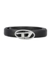 Diesel Black B-1dr Strass Belt In Black