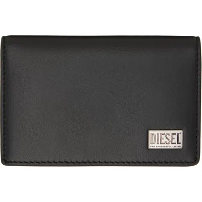 Diesel Black Biscotto Card Holder Iv Card Holder In T8013