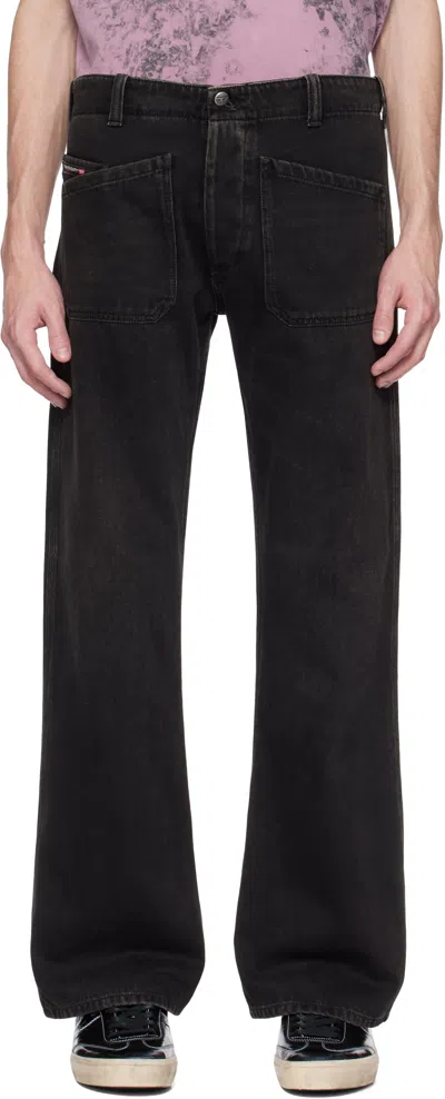 Diesel Black Bootcut D-moorix 09j96 Jeans In 2