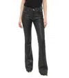 Diesel Black Bootcut Pants In Black