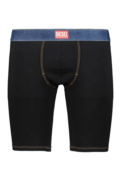 Diesel Logo-waistband Boxers In Black