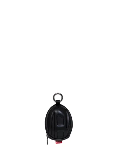 Diesel Black Charm-pod Keychain With Charm