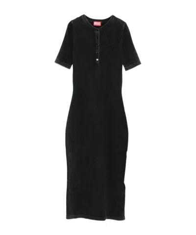 Diesel Black Cotton Dress