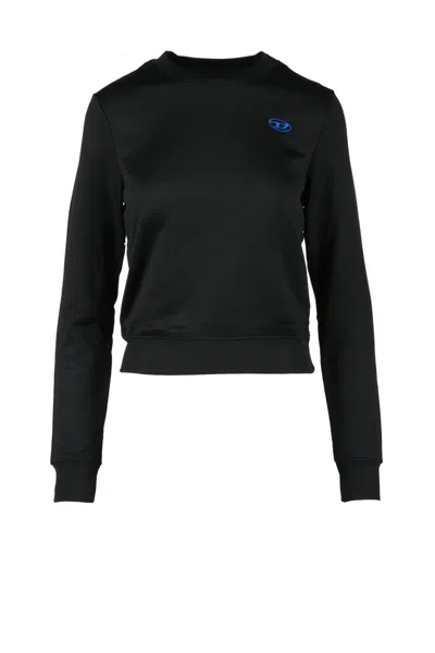 Diesel Black Cotton Nylon Sweatshirt