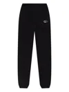 Diesel Black Cotton Sweatpants With Logo In Black