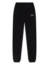 Diesel Black Cotton Sweatpants With Logo  In Black