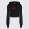 Diesel 'slimmy Hood' Sweatshirt In Black