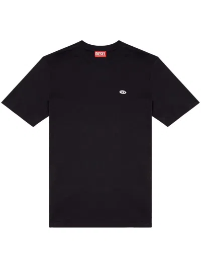 DIESEL DIESEL BLACK COTTON T-ADJUST-DOVAL-PJ T-SHIRT