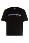 Diesel Men Black Cotton T-boxt-r16 T-shirt In Black