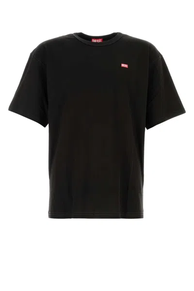Diesel Black Cotton T-boxt-r30 T-shirt
