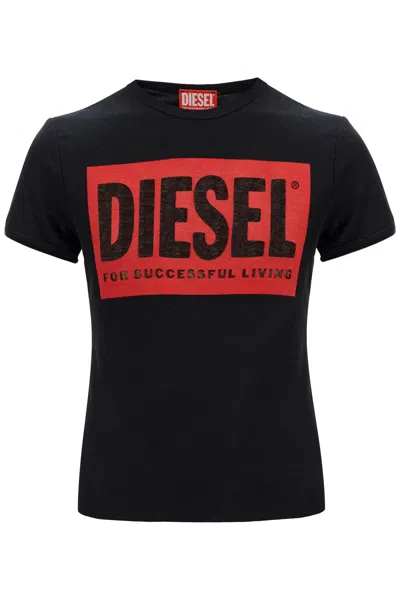 Diesel Black T-malun T-shirt In 9xx