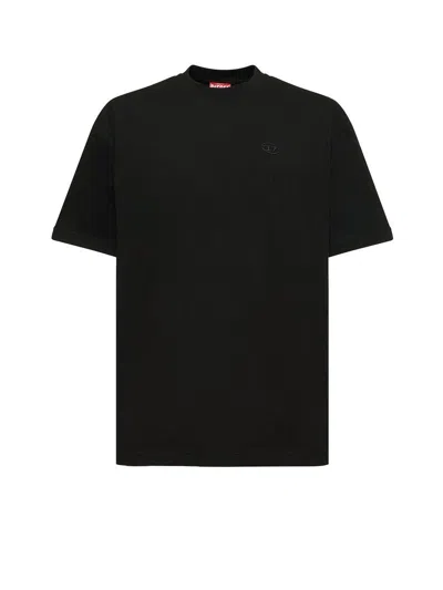Diesel Black Cotton T-shirt