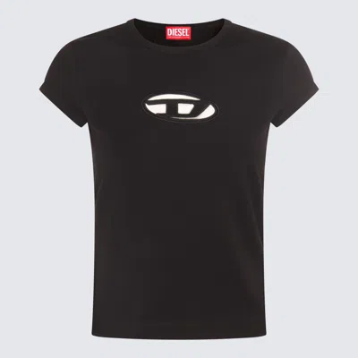 Diesel Black Cotton T-shirt