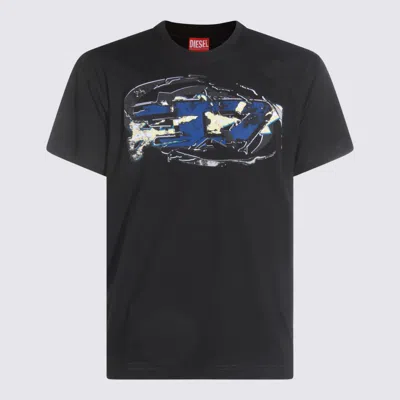 Diesel Black Cotton T-shirt