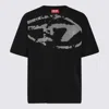 Diesel T-boxt-n14 T-shirt With Flocked Logo In Xx
