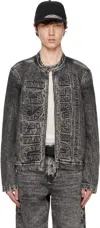 Diesel Black D-glory-s1 Denim Jacket In 2