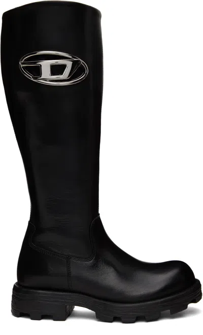 Diesel Black D-hammer Hb D W Tall Boots