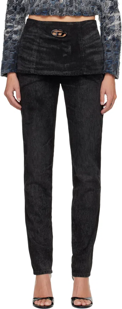 Diesel D-hourjian Jeans In Black