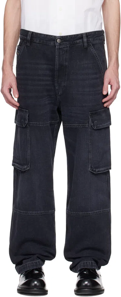 DIESEL BLACK D-UTY 007Z9 JEANS