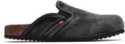 Diesel Black D-woodstock Slip-on Mules In H1939