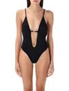 Diesel Daisydnm Onepiece Swimsuit In Black