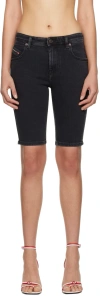 Diesel Black De-ginny Shorts In 02 Black