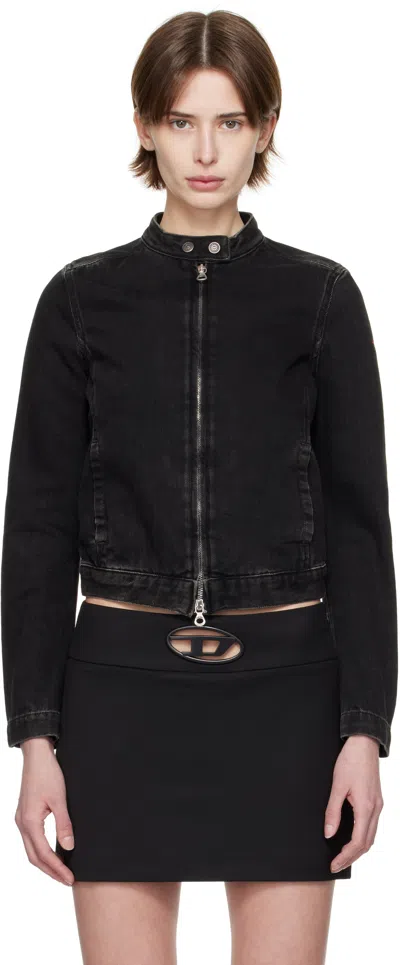 DIESEL BLACK DE-MORNING DENIM JACKET