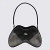 Diesel Women Double-d Shoulder Pu Shoulder Bag In Black