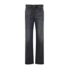 Diesel Black Denim Jeans In Gray