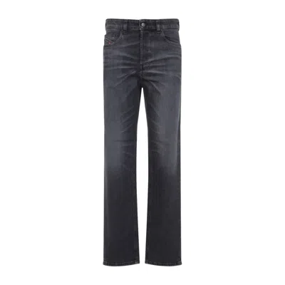 Diesel Black Denim Jeans In Gray