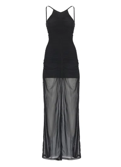 Diesel D-amami Long Dress In Black