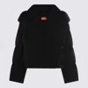 Diesel Black Stretch Polyester W-iley Padded Jacket In Black