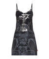 Diesel D-longy Metallic-print Slip Dress