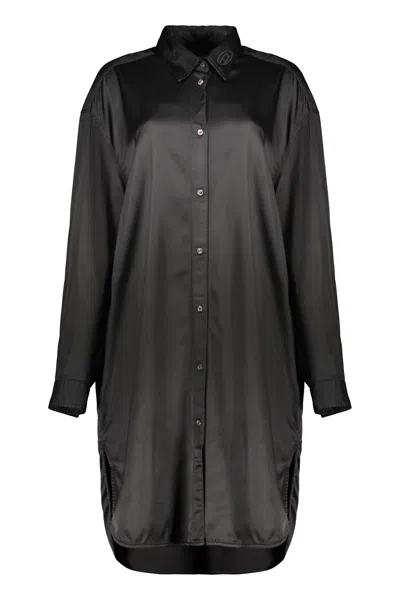 Diesel Black Elegant Dress With Zipper