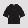 Diesel "t-buxt-crop-od" T-shirt In Black