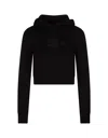 Diesel Hoodie Con Logo Oval D Cut-out In Black