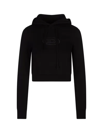 DIESEL BLACK F-SLIMMY-HOOD-OD HOODIE