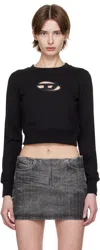 Diesel Logo Cotton Sweatshirt In 9xx