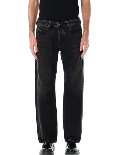 Diesel Black Five Pockets Logo Jeans