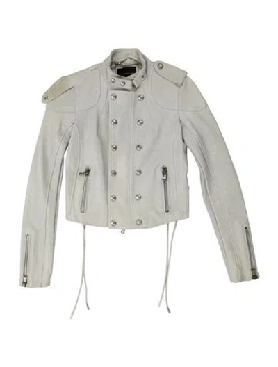 Pre-owned Diesel Black Gold Biker Jacket In Blue