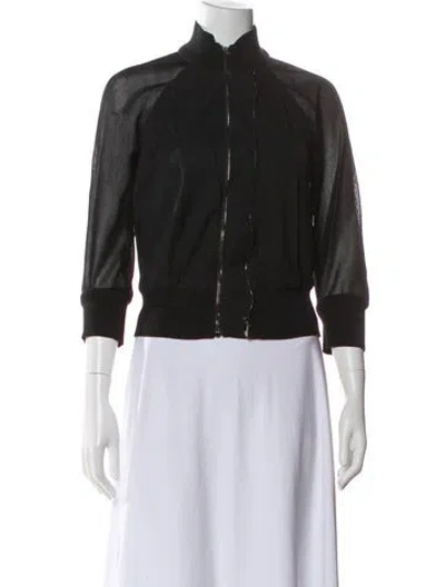 Pre-owned Diesel Black Gold Bomber Jacket In Black